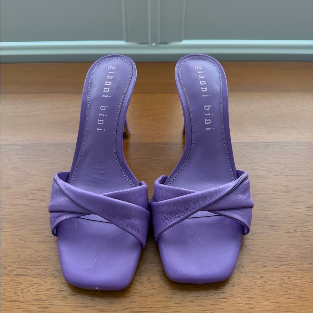 Gianni Bini Lavender Heeled Sandals